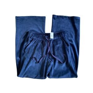 ❌❌ SOLD ❌❌ NWT Loft Blue Wide Leg Velour-Like Lounge Pants Size XS